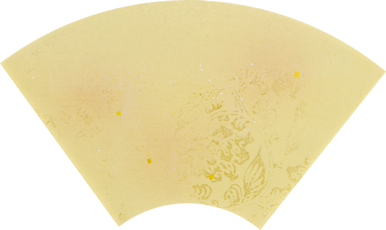 手作り料紙 舞 : No.150 全面小重ね 花唐草（きみどり系）